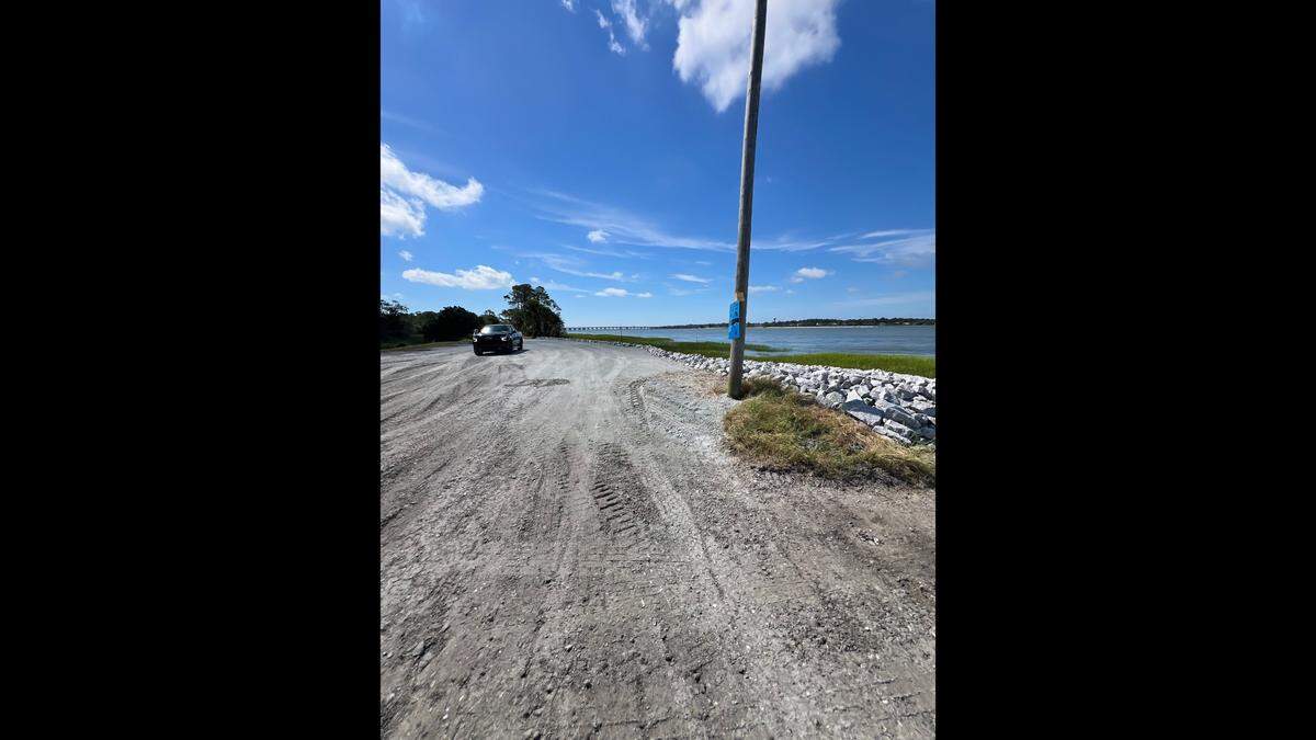 New riprap has been installed to help with erosion at Russ Point Boat Landing.