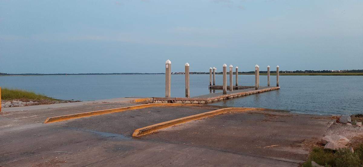 The boat landing at Sands Beach in Port Royal.
