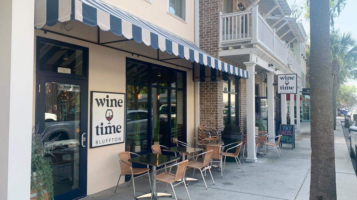 Wine Time occupies the space that was once home to Ben and Jerry’s in Old Town Bluffton.