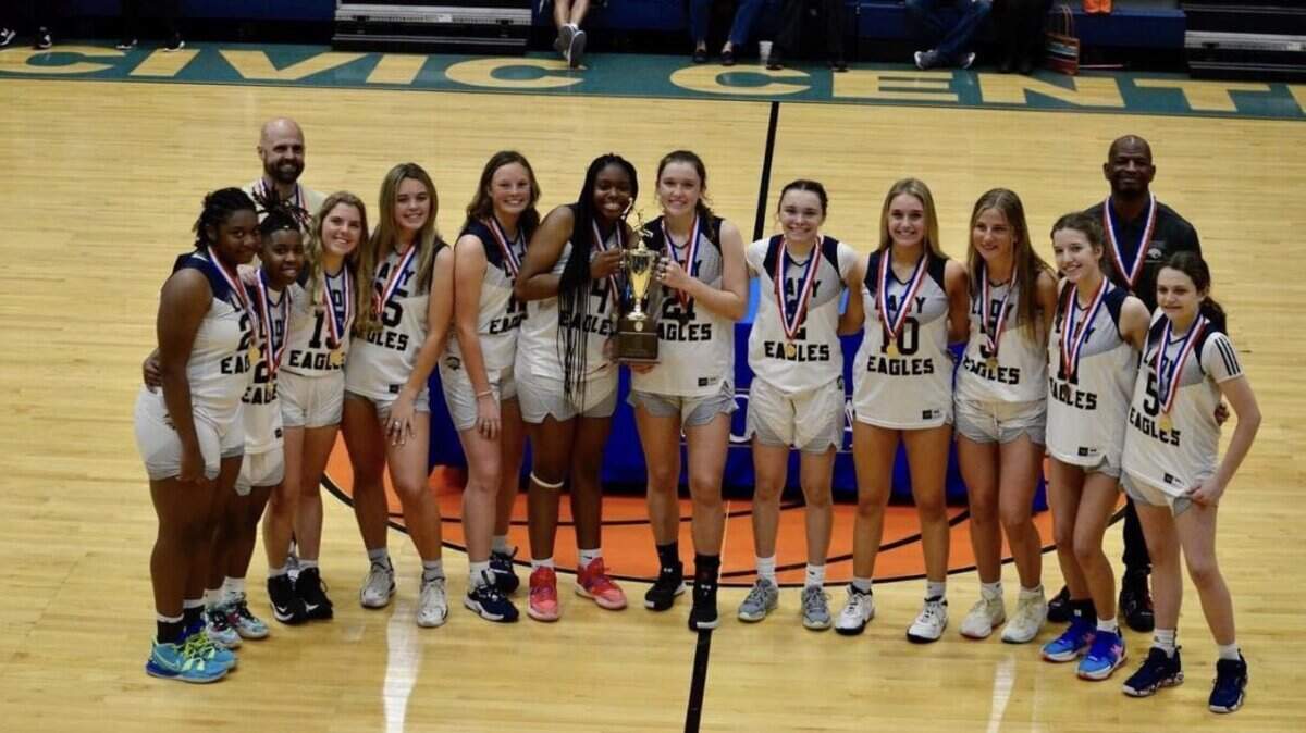 The Hilton Head Christian girls basketball team won its fifth straight SCISA championship on Feb. 24, 2023 at the Sumter Civic Center.