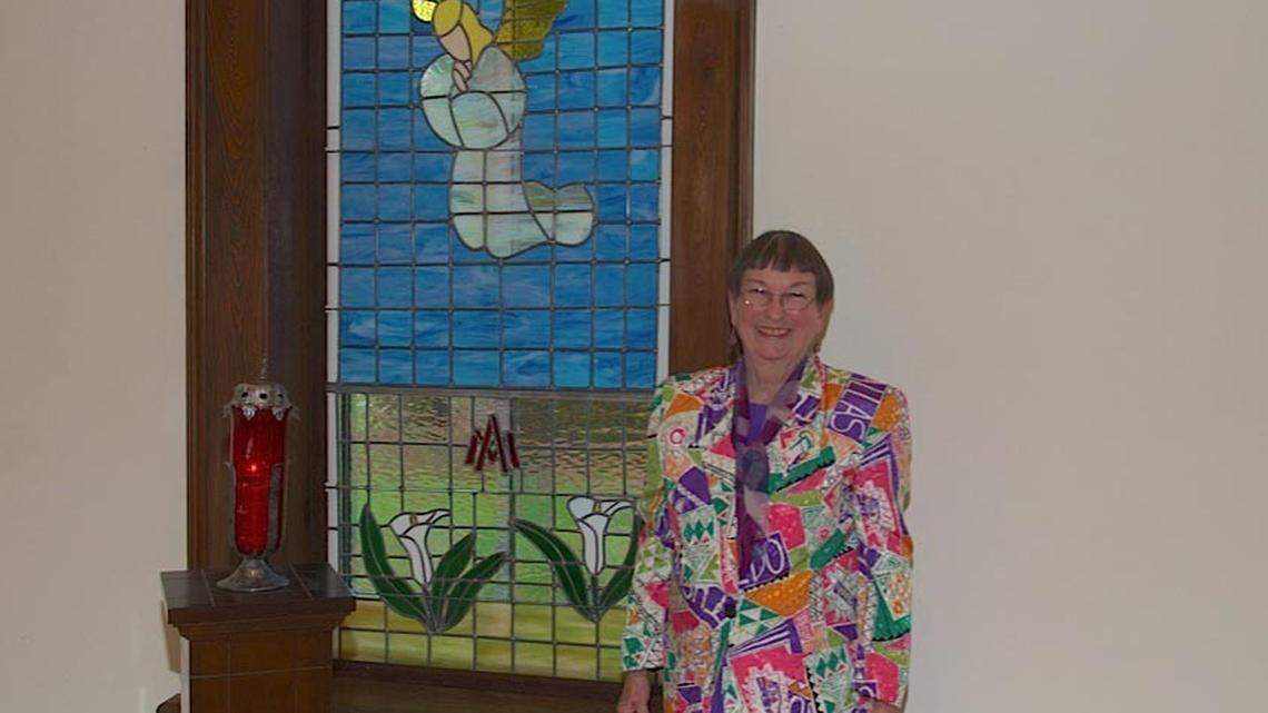 Parishioner creates stained-glass windows for Our Lady's Adoration Chapel of St. Peter's Catholic Church