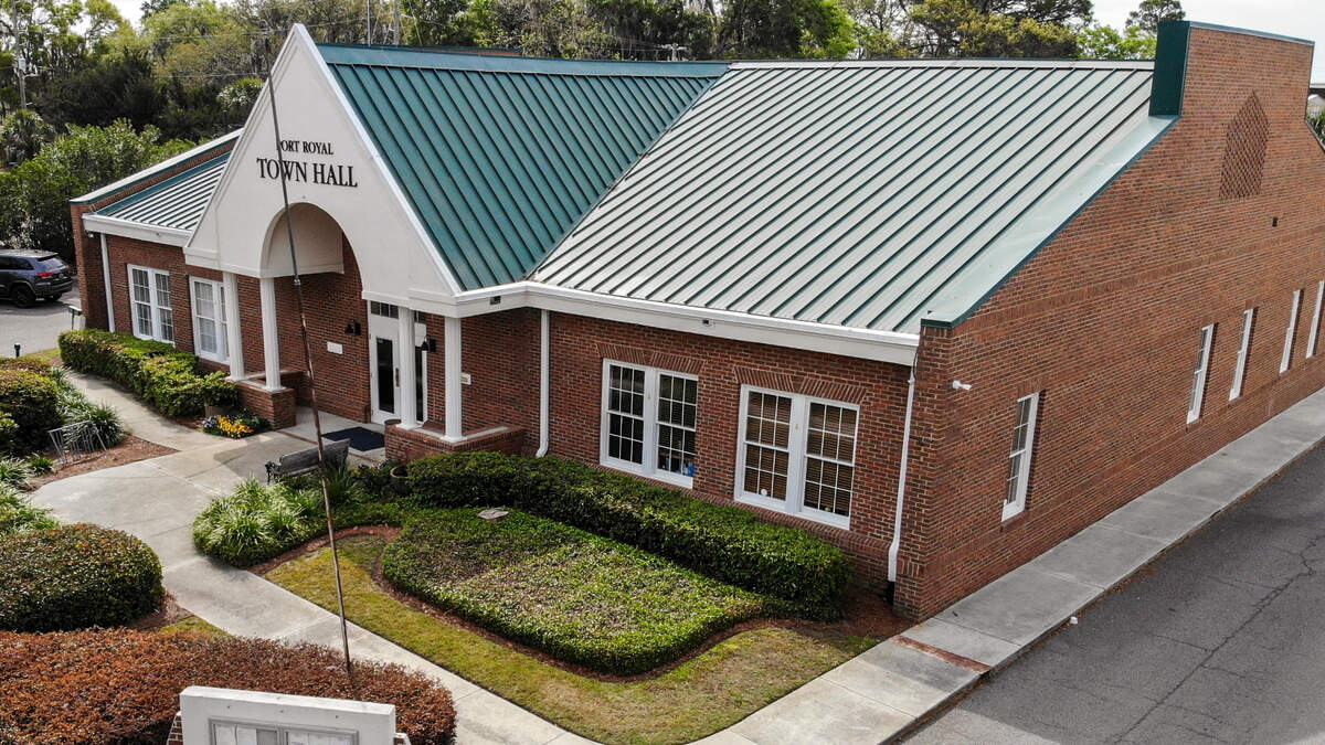The Town of Port Royal’s Town Hall located along Paris Avenue.