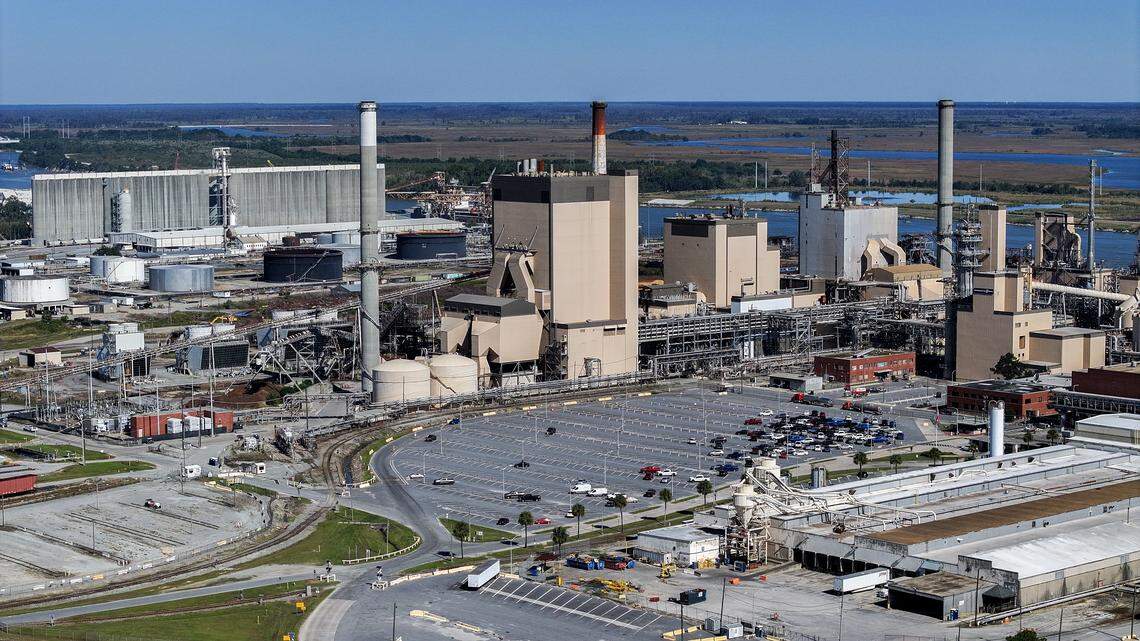 Announced in an Aug. 21, 2025, press release, International Paper announced the permanent closure of its Savannah, Ga. mill and box plant photographed here on Oct. 22, 2025.