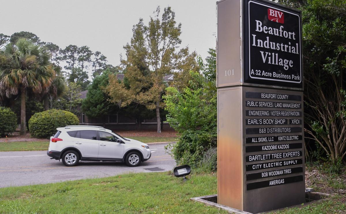 A car pulls into the Beaufort Industrial Village off Burton Hill Road on Wednesday, Sept. 16 2020 where several Beaufort County offices are located.