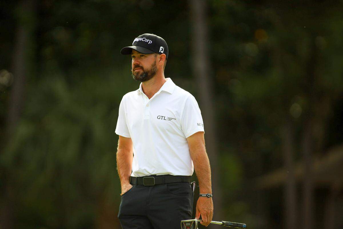 Savannahian Brian Harman looks on during the first round of the 2023 RBC Heritage. Harman will be in the field for the 2024 event beginning April 15