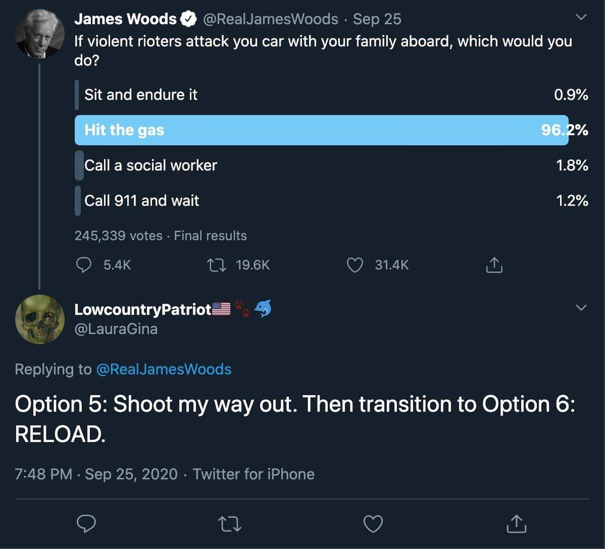 A screenshot of a tweet on @LauraGina’s twitter page.