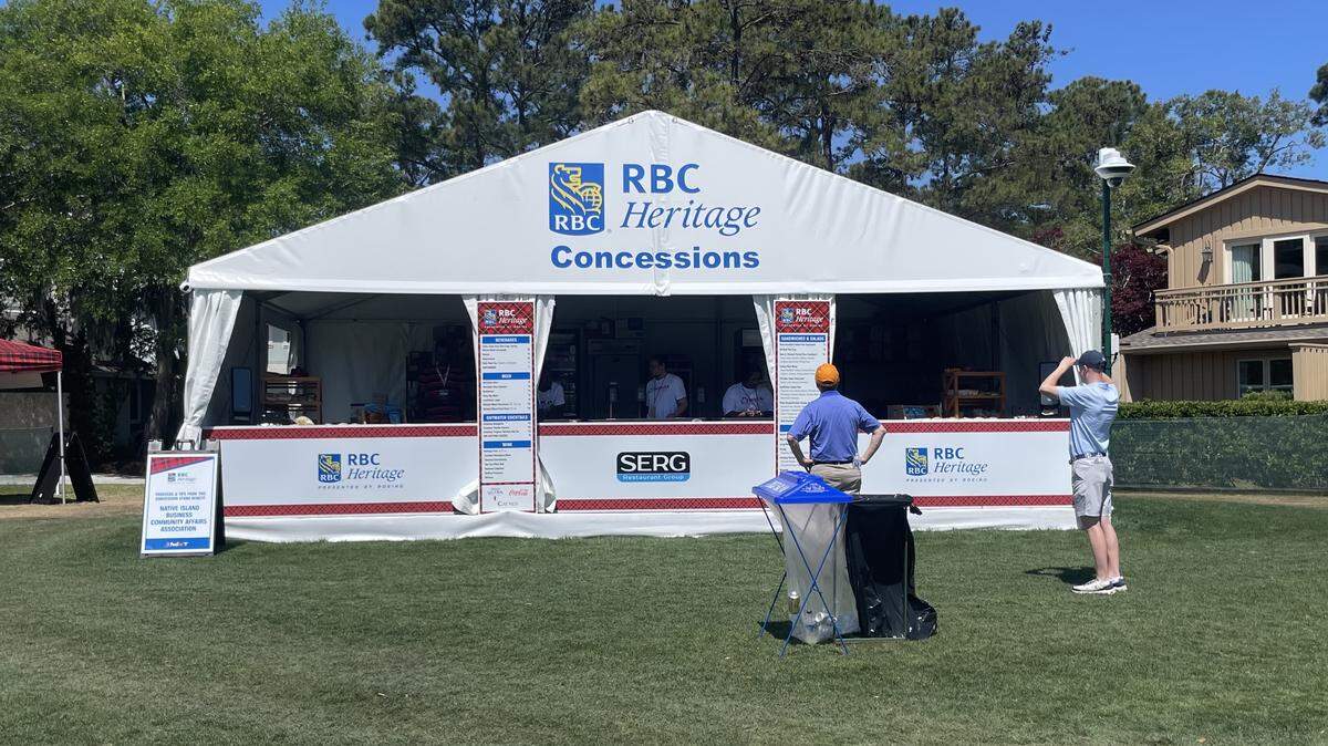 Several concession stands around Harbour Town Golf Links offer classic fare such as burgers, sandwiches, hot dogs and chicken tenders.