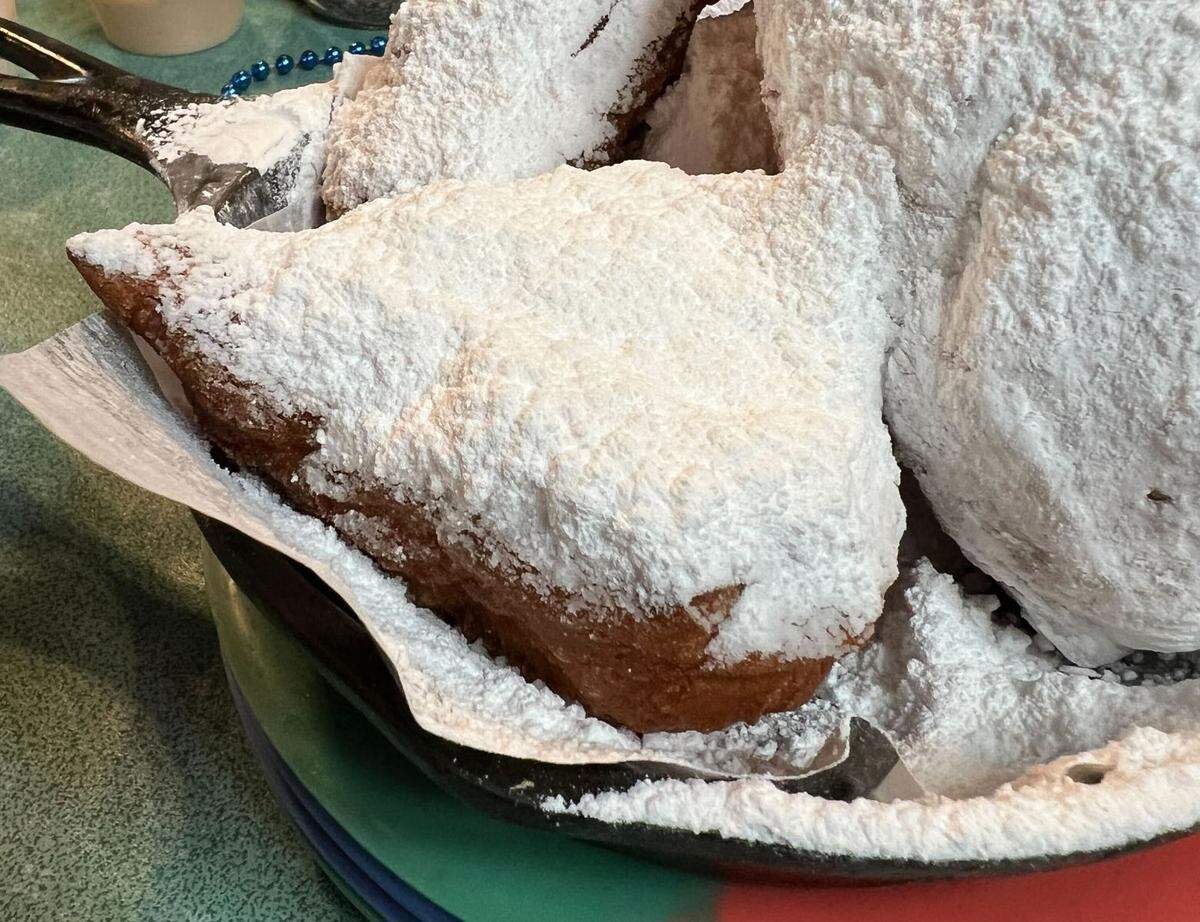 Beignets from Kenny B’s French Quarter Cafe.