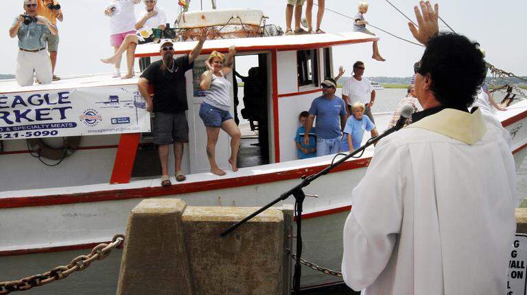 PHOTOS: 59th Beaufort Water Festival - Blessing of the Fleet and Parade of Boats