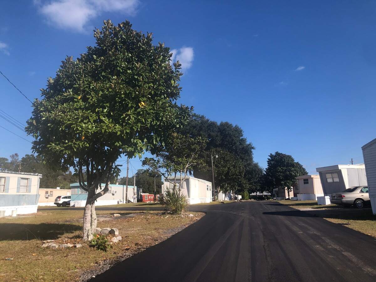 Mobile homes at Taylor’s Rental Homes in Beaufort, seen here on Dec. 8, 2020.