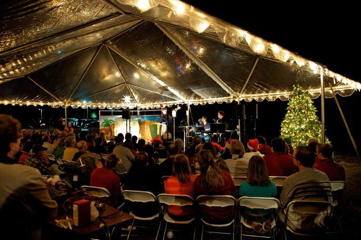 Phyllis Brodie submitted this photo of St. Andrew By-The-Sea United Methodist Church’s “Christmas Eve under the Stars” service in 2013.
