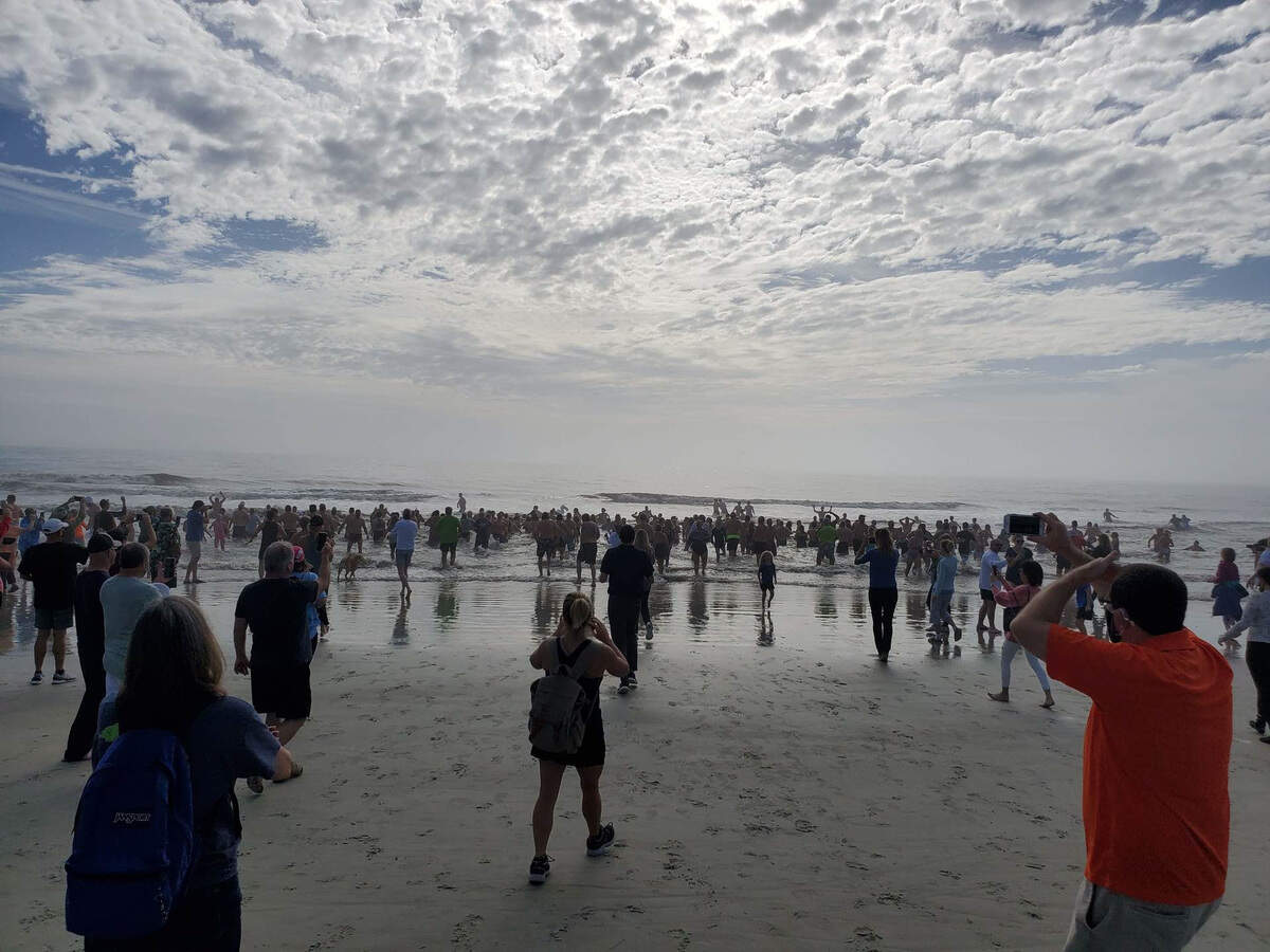 The annual Polar Plunge at Coligny Beach on Hilton Head Island is Saturday, Jan. 1.