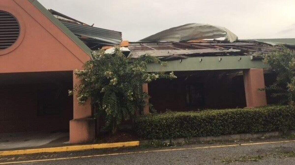 Marshpoint Elementary School received damaged to its roof during the EF1 tornado, according to a Facebook post by Savannah-Chatham County Public School System.