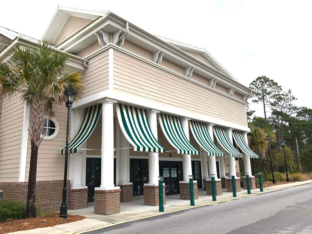 A vacant storefront in the shopping center at U.S. 278 and Burnt Church Road is expected to become an Aldi location.