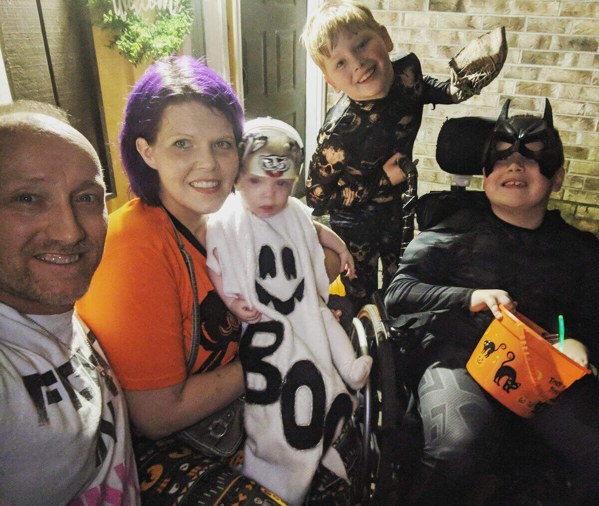 The Starich family on Treyton’s first Halloween.
