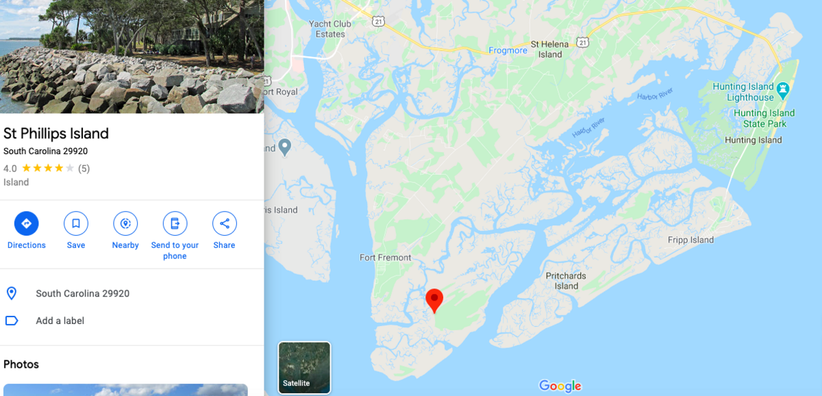 Where is St. Phillips Island?