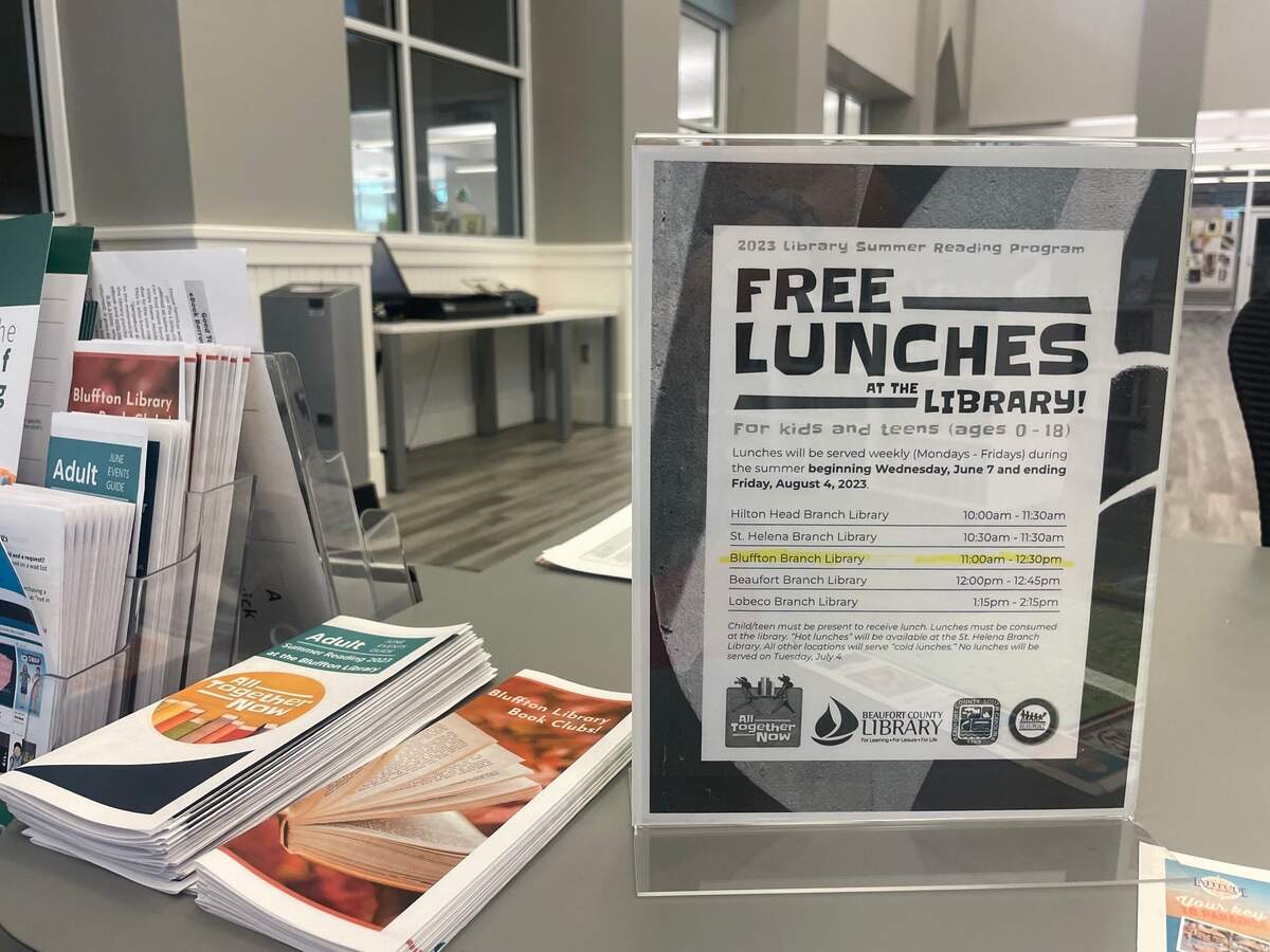 The Beaufort County Library System and Beaufort County School District have yet again united to give away free summer lunches and reading programs for local kids.