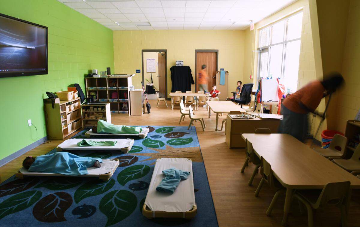 The improved Zonta Club Discovery Club preschool at the Hilton Head Island Recreation Center is shown on Thursday. The preschool’s remodeled facility now includes its own bathrooms and a laundry room.