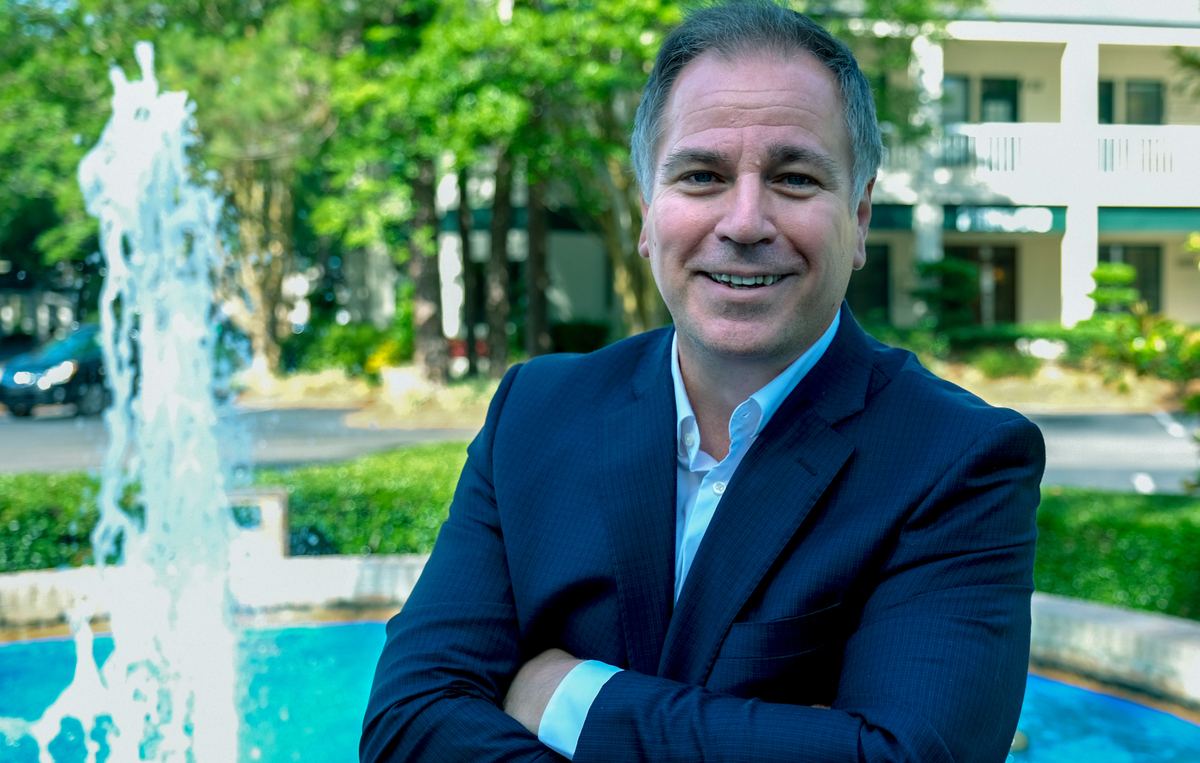 Marc Orlando, started as the town manager for Hilton Head Island on Feb. 22, stands for a portrait on Wednesday, May 19, 2021, at the Village at Wexford on Hilton Head.
