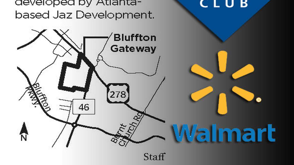 Bluffton Gateway locator map