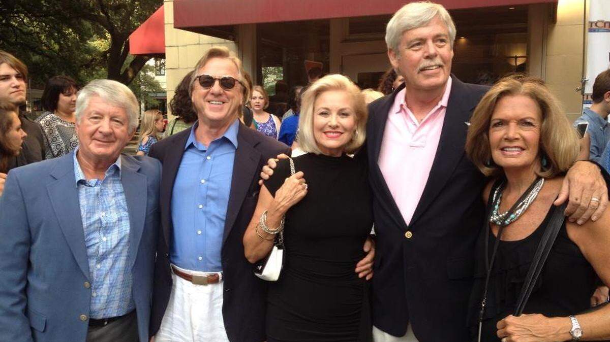 Pictured, from left, are Bill Epps, Wayne MacDonald and Simone Griffeth MacDonald, and Bob and Heidi Griffeth are the premiere of "Untouched" at the Lucas Theatre in Savannah.
