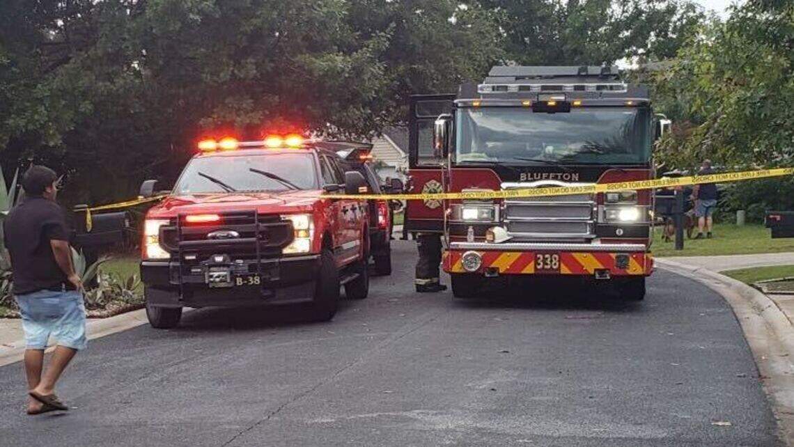 Bluffton home catches fire during Tuesday afternoon thunderstorm