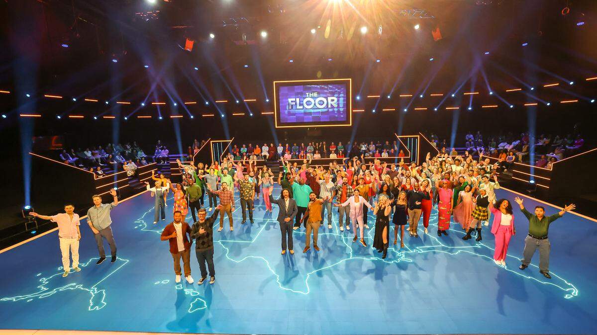 THE FLOOR: Contestants in the “Season Premiere” episode of THE FLOOR airing Wednesday, Sept. 24 (9:02-10:00 PM ET/PT on FOX. CR/ Lorraine O’Sullivan / FOX. ©2025 FOX Media LLC.
