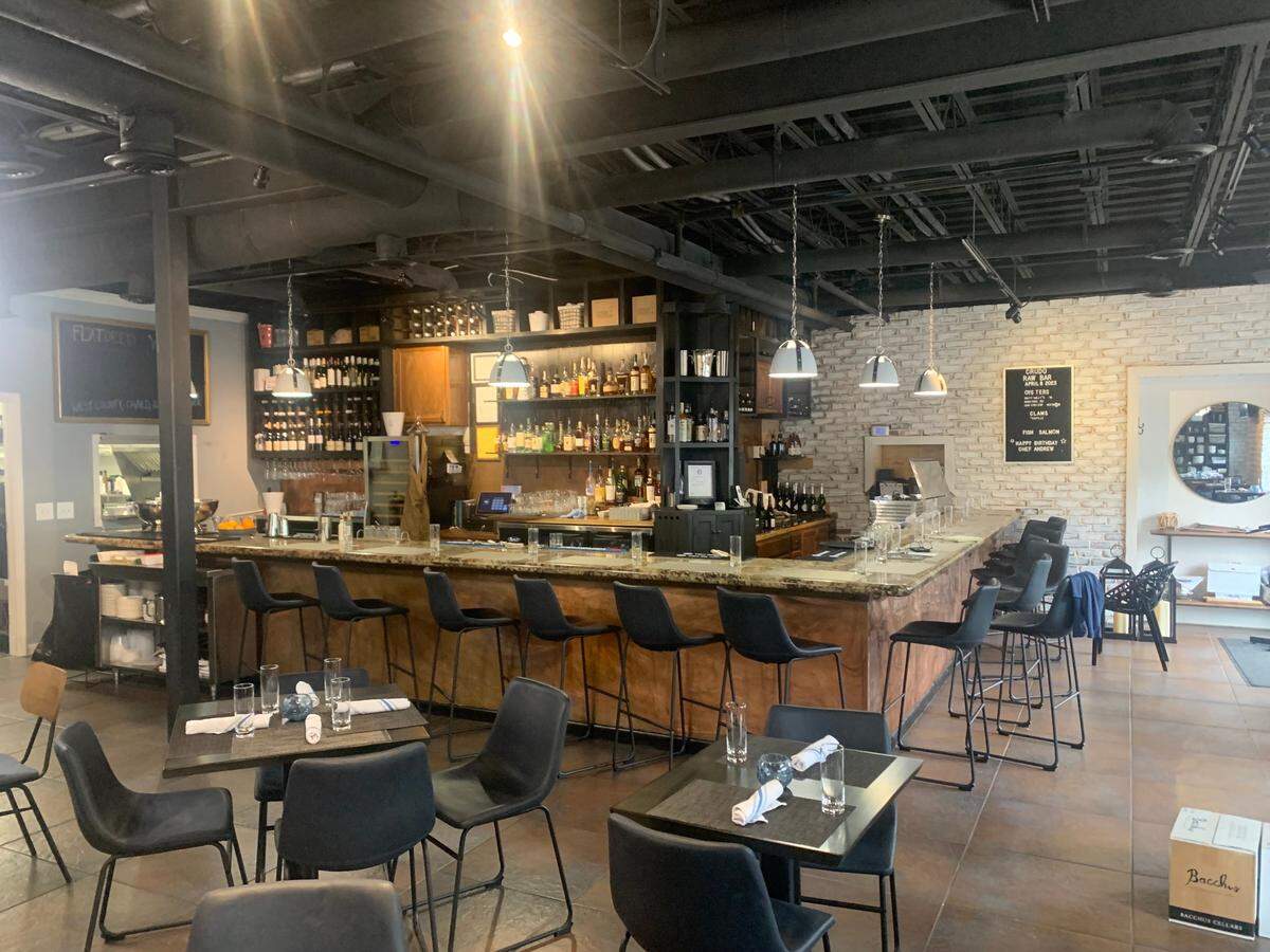 The Raw Bar in Old Town Bluffton uses about half the space that was once Corks Wine Bar