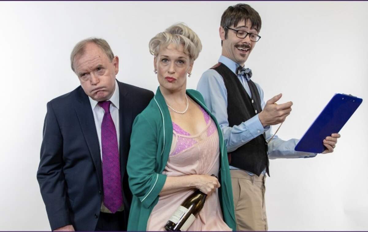 A scene from Death of a Streetcar Named Virginia Woolf.