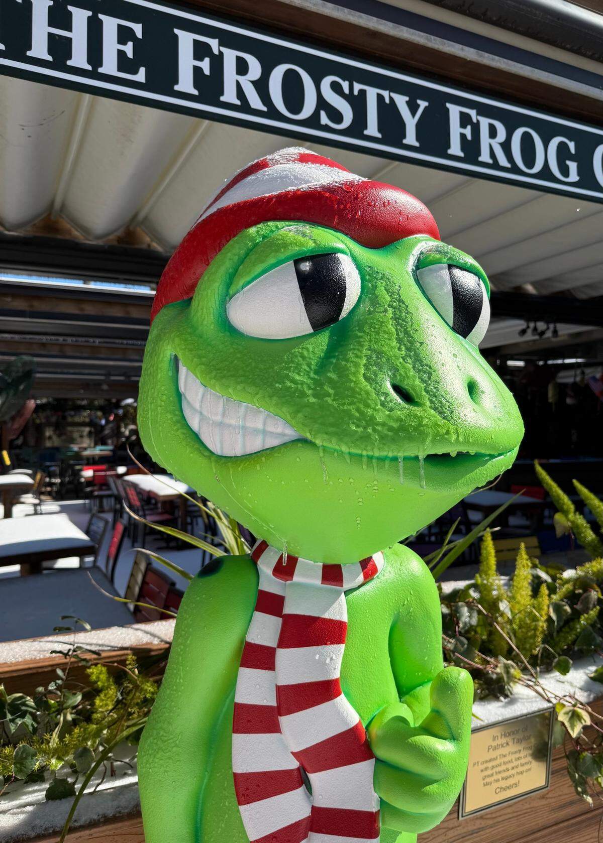 The Frosty Frog Cafe is offering some of the best drink specials on the day of the St. Patrick’s Day parade, but it looks like water is not free.