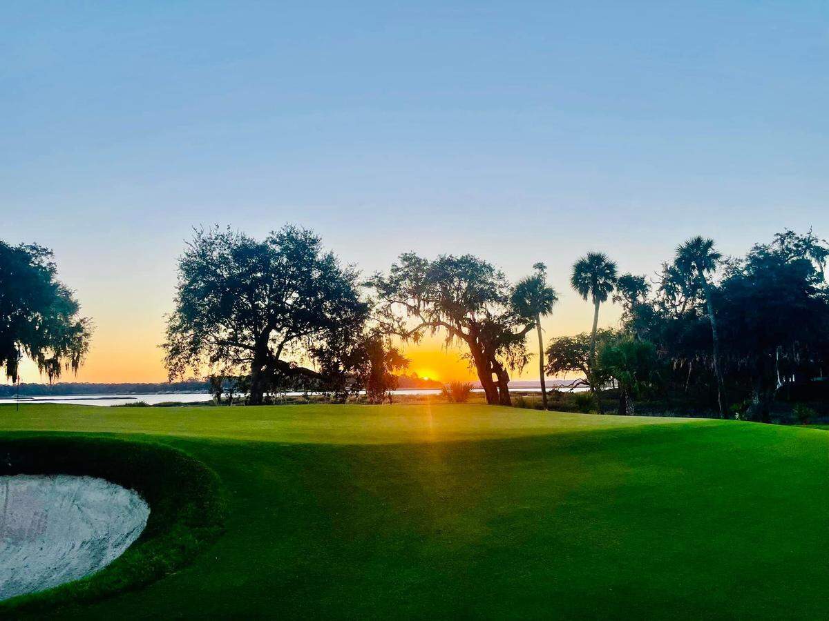 Michael Minks, superintendent at Palmetto Bluff’s May River Golf Course, took this beautiful photo on the course.&nbsp;
