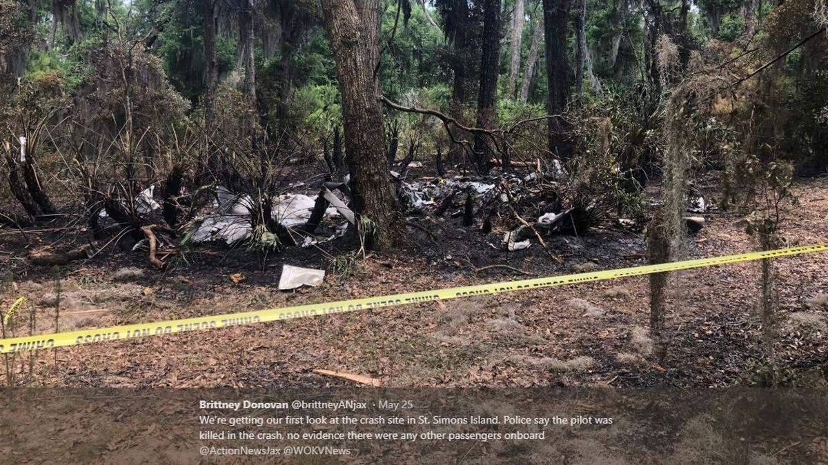 Brittney Donovan @brittneyANjax posted this photo on Twitter on May 25 after the crash.