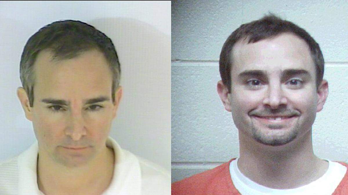 Pictured is Matthew J. Coniglio from a recent arrest, left, and a photo from 2000 when he was arrested for DUI in Beaufort County. Coniglio was under investigation for child molestation when he killed himself April 20 in jail before police could discover how many young girls he might have victimized. Authorities believe there may be victims in Beaufort County.