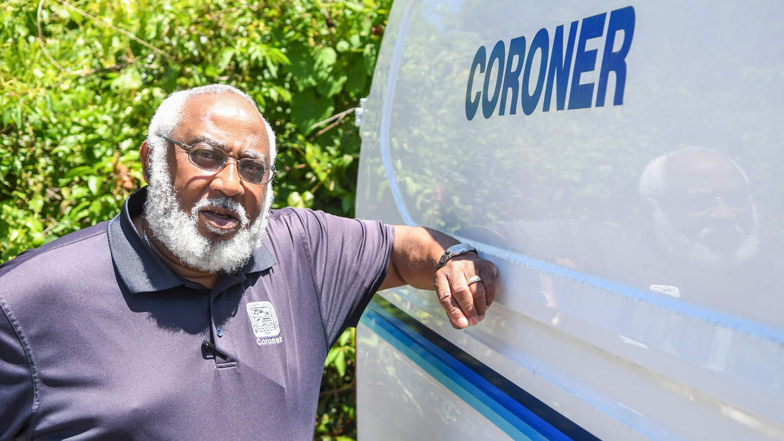 Beaufort County’s coroner is retiring. His office was a FEMA trailer when he started