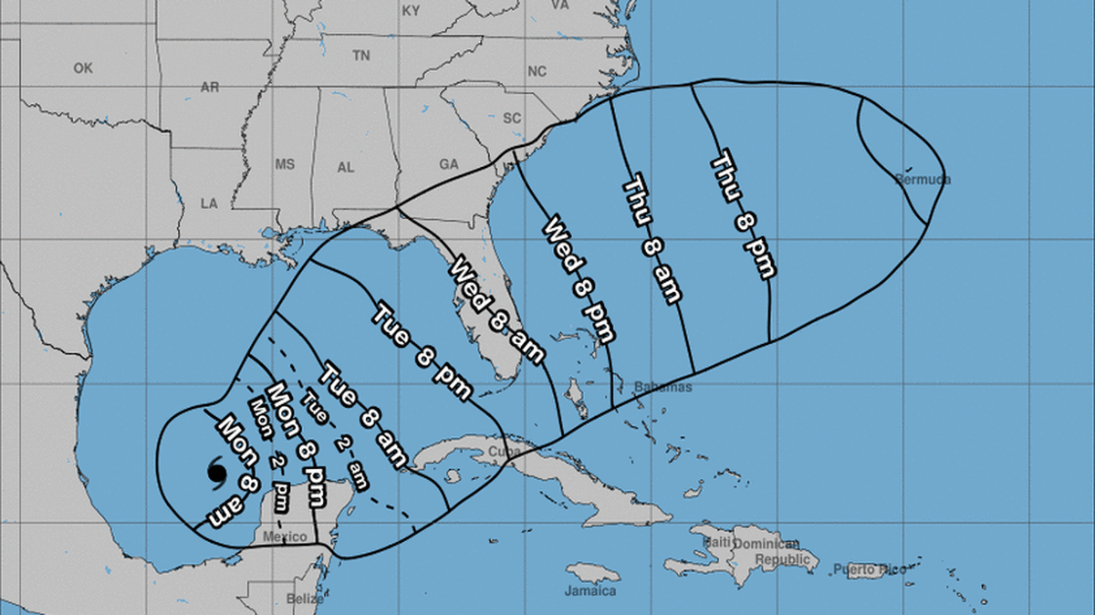 The outer bands of Hurricane Milton could bring tropical storm-force winds to the Beaufort County area beginning Wednesday night.