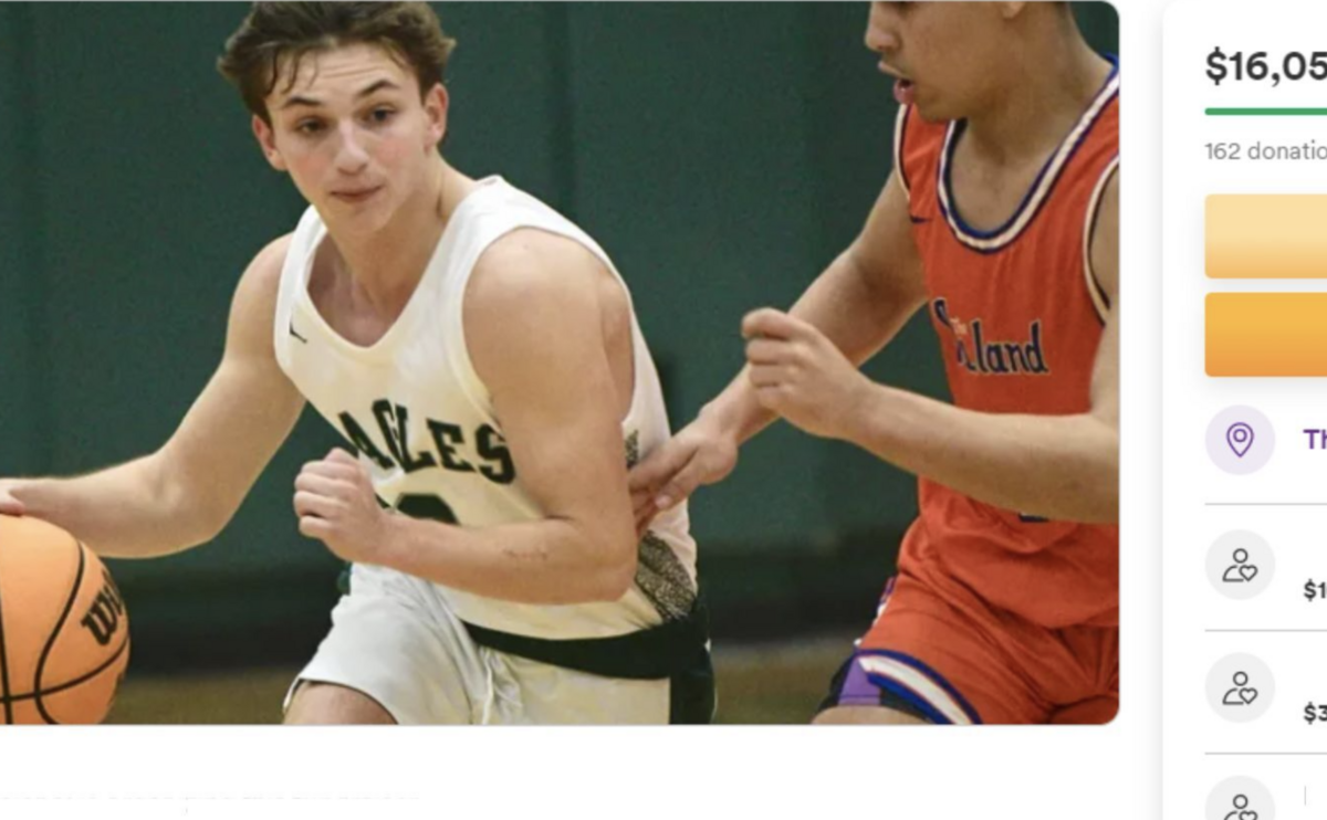 Anderson Jones, a 17-year-old Beaufort High School varsity basketball player, was hospitalized after a fall from a Fripp Island roof Sunday, officials say