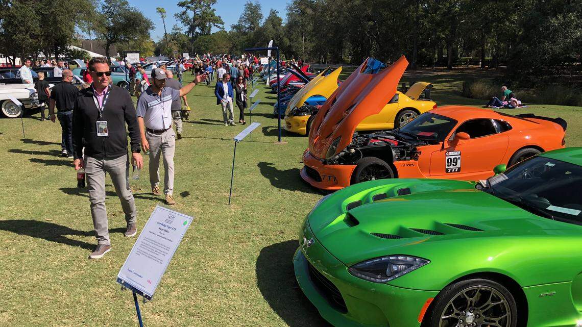 Memories on wheels: Colorful cars line Hilton Head golf course for annual show