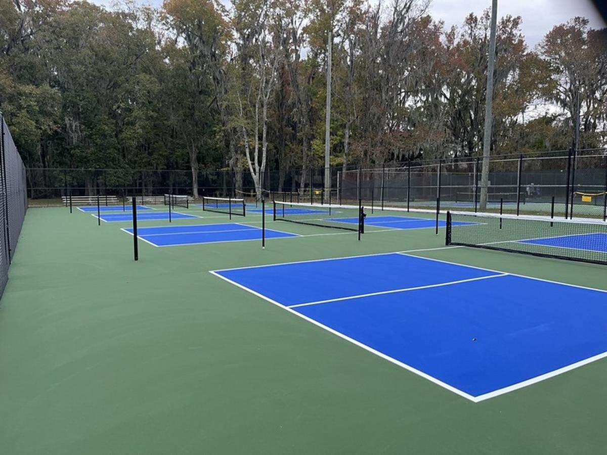 Four new pickleball courts at Southside Park are expected to open to the public in December.