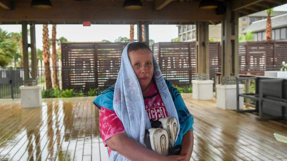 Photos: Hilton Head tourists and residents weather storm at beaches, piers and stores