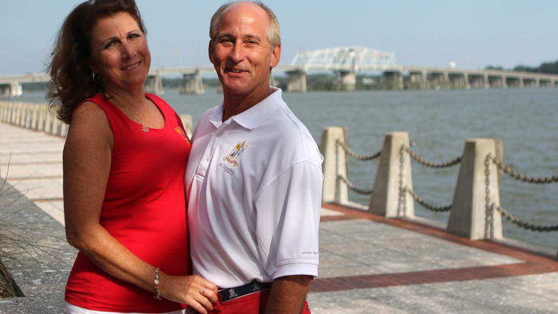 Bill Damude emerges from behind scenes to Beaufort Water Festival commodore
