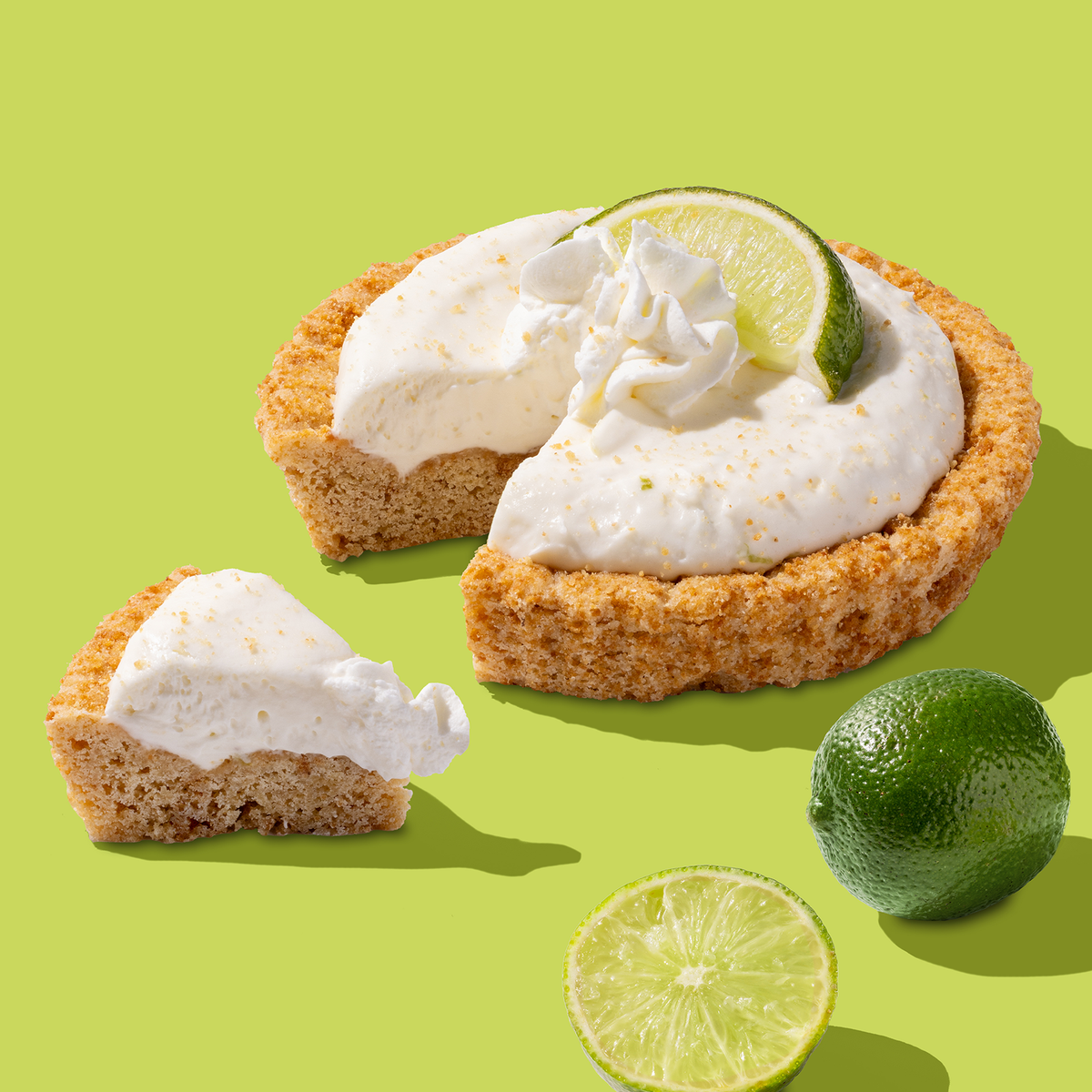 A key lime pie cookie from Crumbl Cookies.