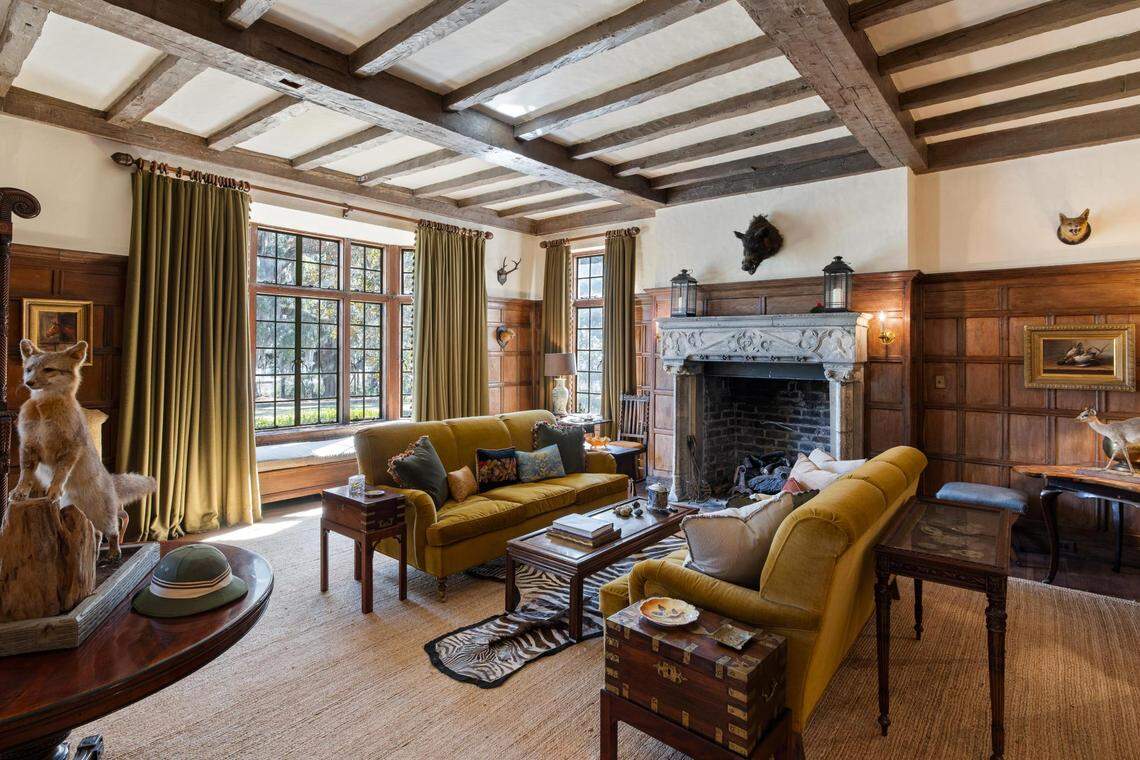 Living room of the Richmond Plantation in Berkeley County, South Carolina