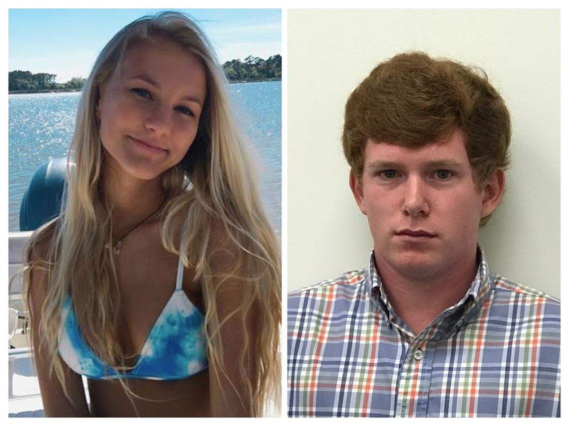 Mallory Beach (left) was killed in a boat crash near Parris Island in February. Paul Murdaugh (right) is accused of drunkenly driving the boat that crashed.