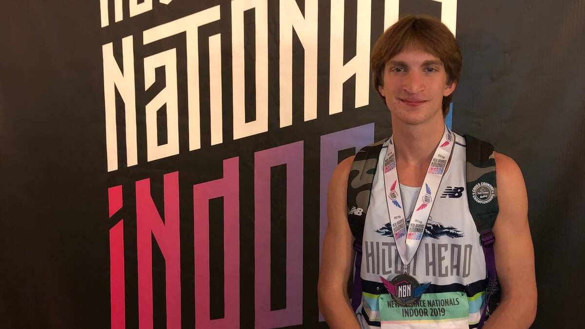 Hilton Head’s Sam Gilman finished fifth in the mile at the New Balance Indoor Nationals on Sunday.