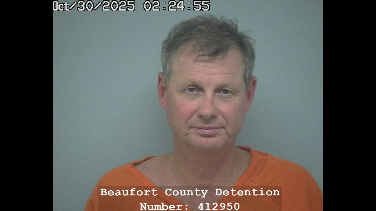 Beaufort Magistrate Judge Thomas Holloway, 62, was booked into the Beaufort County jail the morning of Oct. 30, 2025, for alleged driving under the influence.
