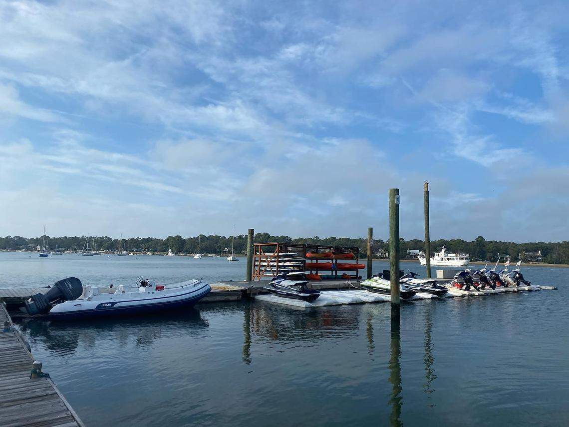 The first phase of the Palmetto Bay Marina on the south end of Hilton Head Island on Jan. 3, 2020.