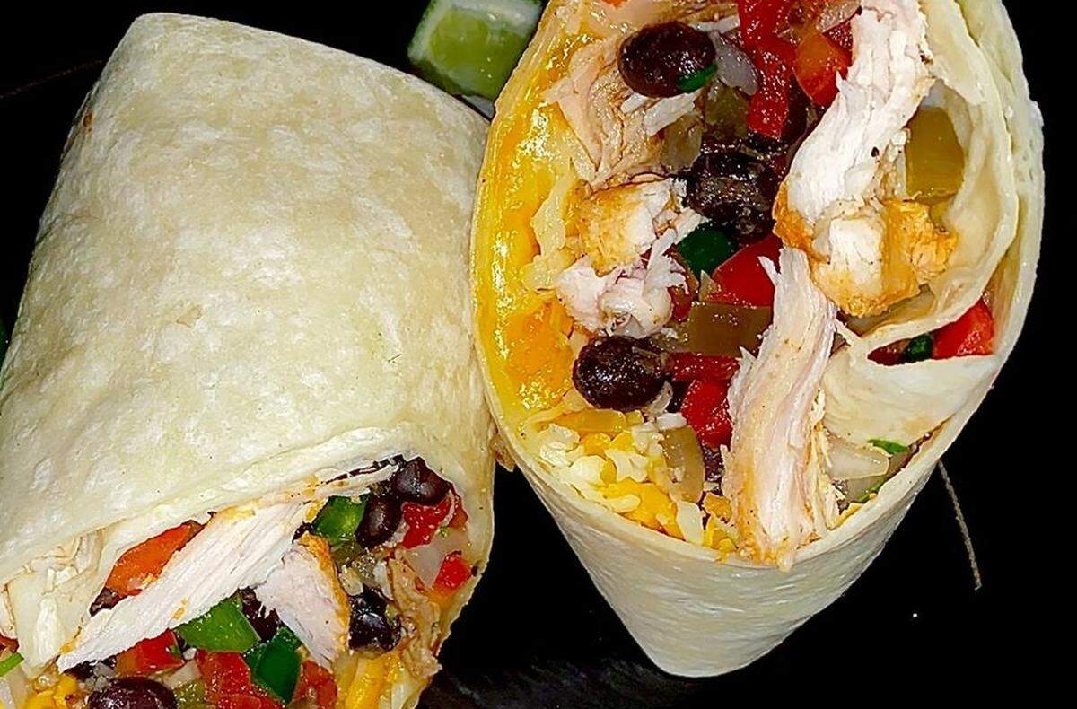 The burritos at Underground Burritos can be ordered hot and ready to eat or chilled to heat up later.