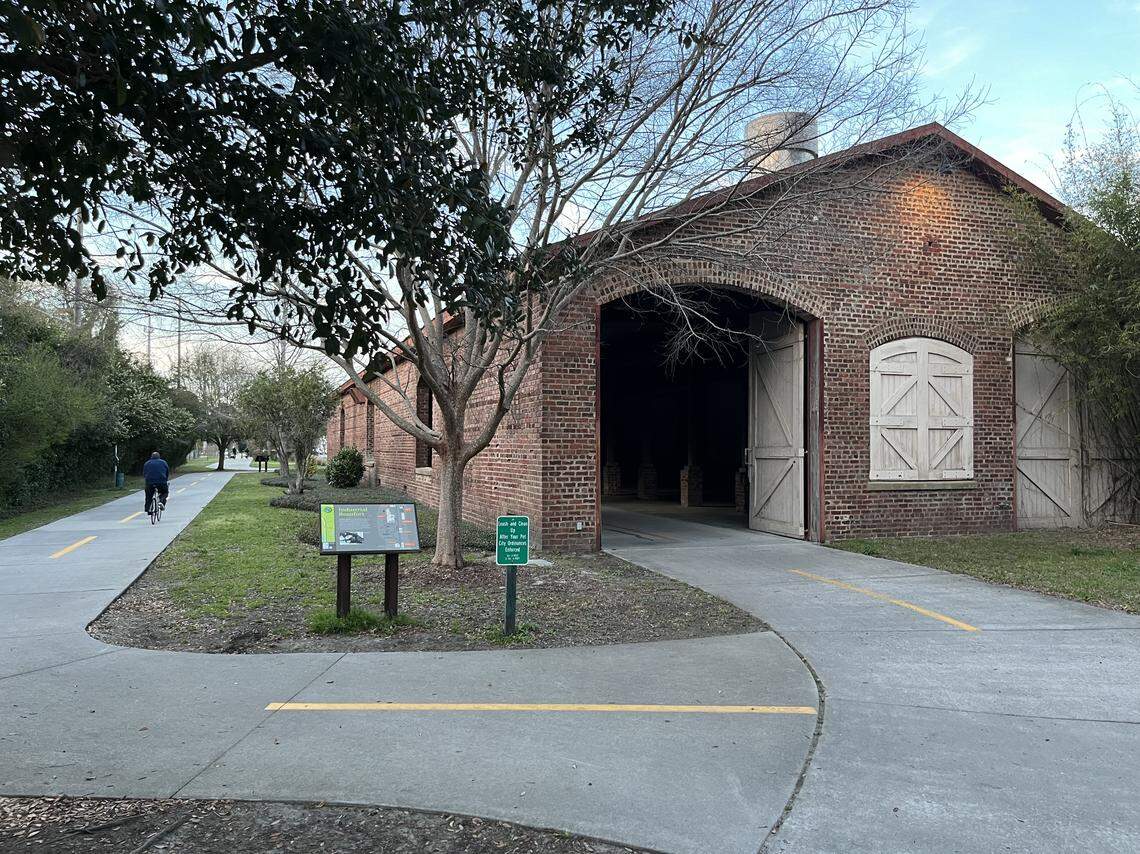 The Spanish Moss Trail takes riders and walkers past — or through — historic sites, including the former Beaufort Depot along a former railway line near Depot Road in Beaufort.