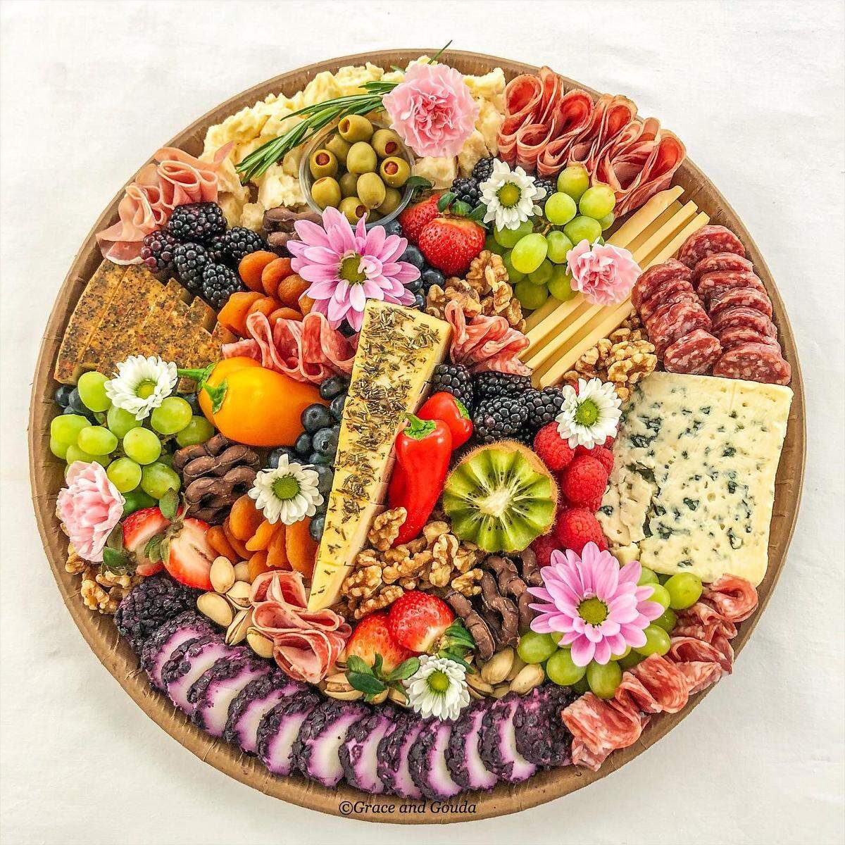 A cheeseboard made by Grace and Gouda, a Beaufort-based business.
