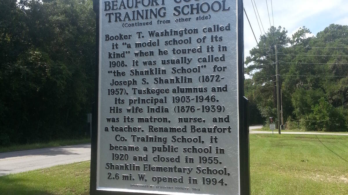 Beaufort County's 50th historical marker was dedicated in Burton to mark the location of the Port Royal Agricultural School.